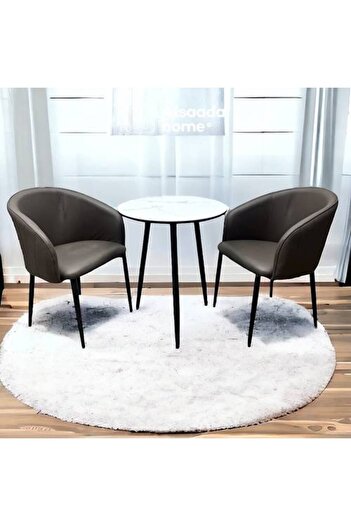 Al Saada Home 2-Chair Tea Table Set - Coffee