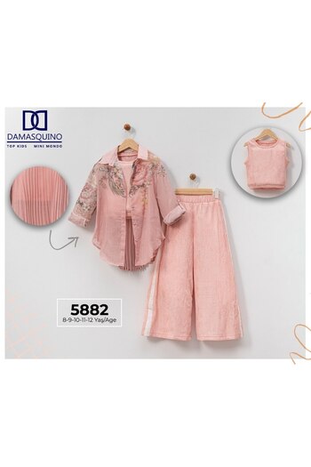 Top Kids Girls' trio set with an elegant floral touch -