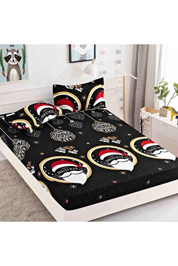 JOJO HOME Bed cover set, Christmas Edition, Jojo Home, 3 pieces, 180x200cm, HO HO HO
