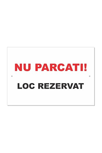OEM Aluminum parking sign, dimensions 30X20 cm