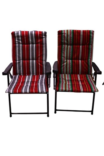 Generic Sadu Folding Chair Set with Armrest (2 chairs) - Travel/Sport/Outdoor/Garden