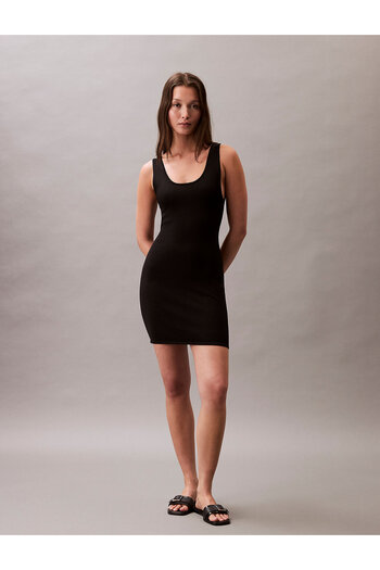 Calvin Klein Cross Back Mini Dress