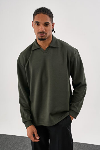Redline Φούτερ EASE Oversize Χακί