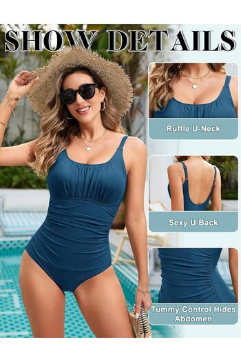 RİTON RITOSTA Women Tummy Control Push-Up Monokini L