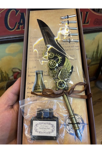 ANTİKA AYAL Quill pen set