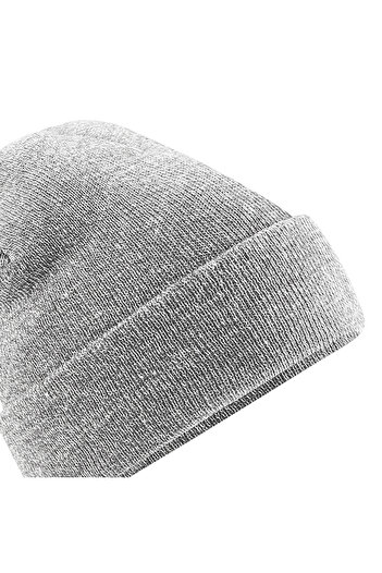 RONIC X Basic Knitted Beanie, unisex, heather grey, universal size