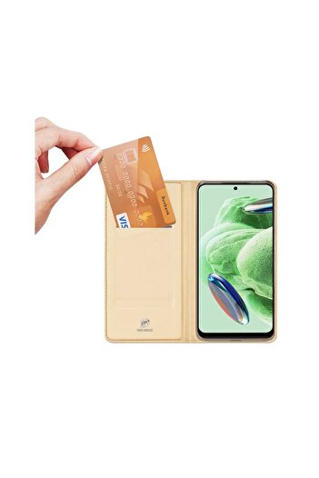 Bibilel DuxDucis Skin Pro Flip Case for Xiaomi Redmi Note 12 5G / Poco X5 - Black