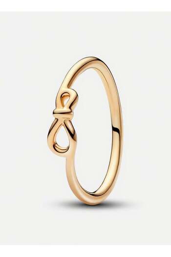 DORA 14k Gold-plated Infinity Knot Ring for Women