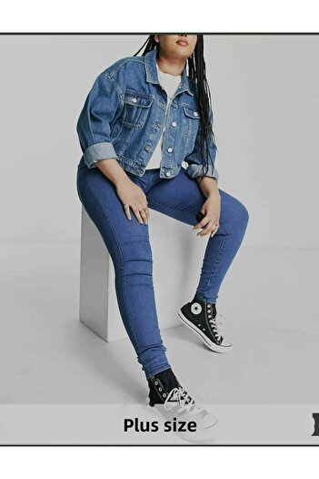 Trn JNS Blue Claws Plus Size Skinny Jeans (vékony)