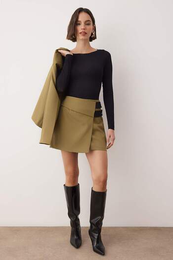Trendyol Collection Khaki Skirt Twoaw26Et00135