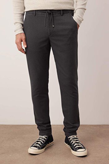 Trendyol Collection Чорні чоловічі штани Regular Fit TMNAW26PL00007