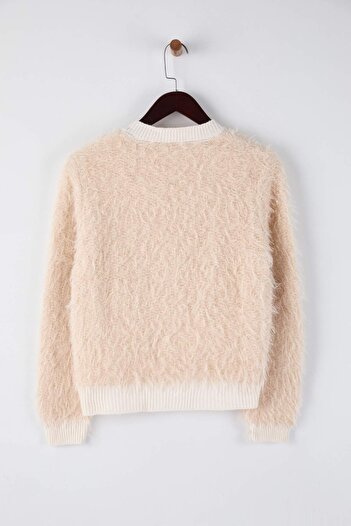 Trendyol Collection Beige Knitwear Cardigan Twoaw26Hi00279