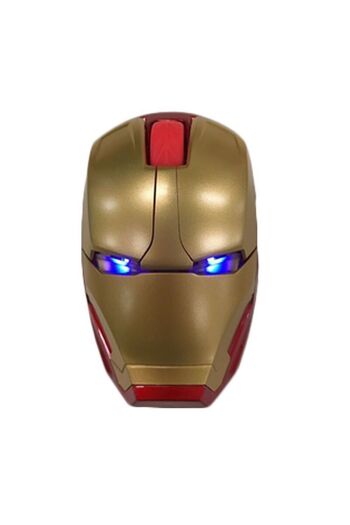 Choice USB wireless mouse A Cool Wireless Iron Man Mouse Mice Ergonomic 2.4g Portable Mobile Computer Click