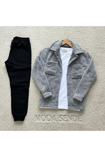 İnsane Minds Труси Pelus Grey Gomplex Black нижня білизна