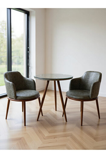 Living Seating Set (Table + 2 Chairs) – Perfect for Rooms & Kitchens