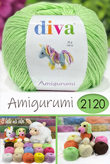 Diva İplik Divagurumi-2120 Φιστίκι