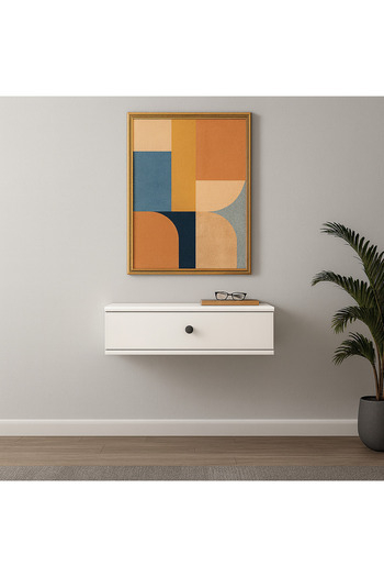 Tasaroma Modern Beyaz Dresuar Dekoratif Antre & Salon Mobilya 70 cm