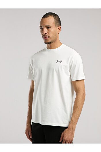 EVERLAST Ανδρικό μπλουζάκι Ever Essentials Basic Regular Λευκό