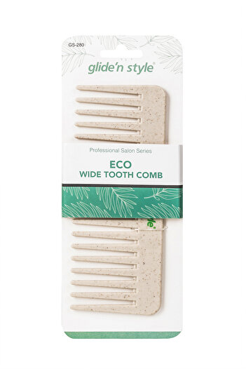 Glide'n Style Eco Wide Tooth Comb – Professional Salon Series Eco-Friendly Wide Tooth Comb