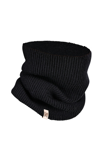 NORFOLK Dover 70% Merino Wool Thermal Neck Gaiter Black