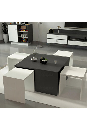 Stylish Home Home Home ShCT49 White and Grey