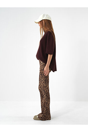 Xint Kadın Camel Esnek Dokulu Slim Fit Pantolon