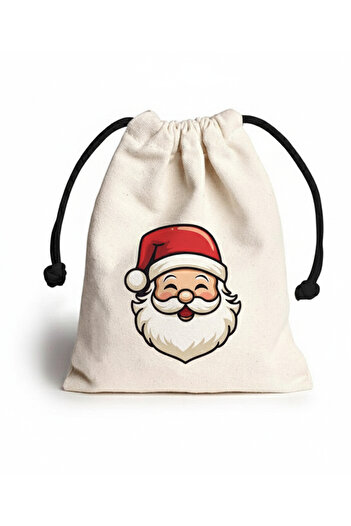 elma New Year Printed Linen Money Pouch