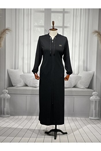 HESNA Women's Daylight Chenille Embroidered Quality Seasonal Overcoat