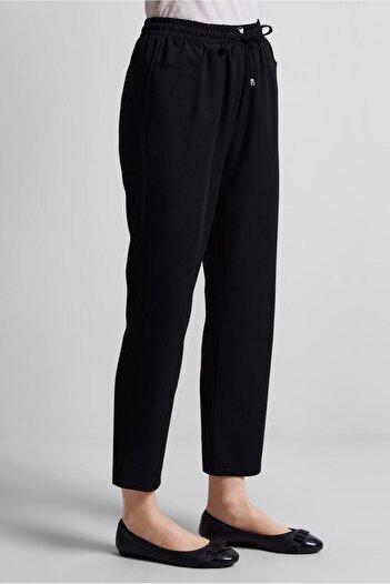 Alvina Belt Elastic Pants 70866