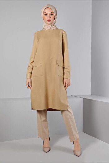Alvina TUNIC WITH POCKET AND SLIT SIDE 43424