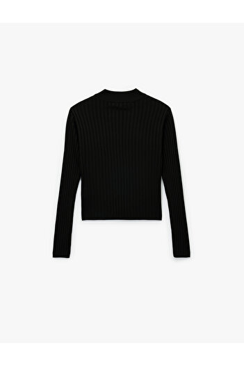 Koton Pulover tricot cu guler înalt cu mânecă lungă