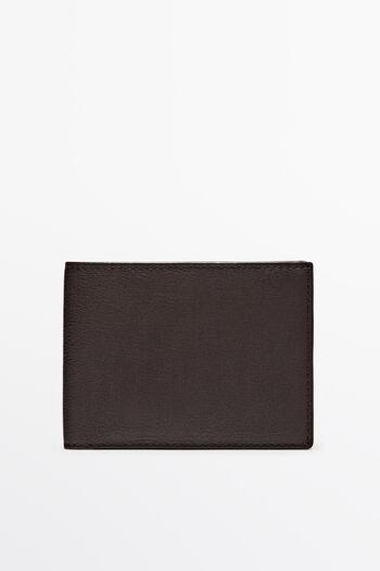 Massimo Dutti Napa deri yatay cüzdan