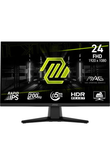 MSI MAG 242F 23.8″ 200Hz 0.5ms Freesync Full HD Flat Rapid IPS Gaming (Oyuncu) Monitör