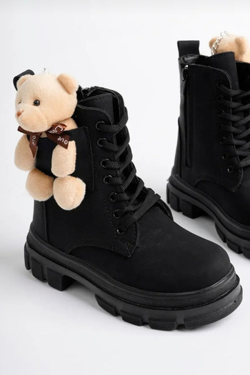 DİGGO KİDS Unisex παιδικές ανθεκτικές βελούδινες μπότες αρκουδάκι