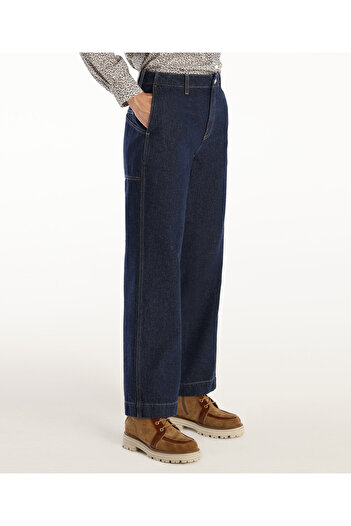 Yargıcı Normal Bel Rahat Kesim Denim Pantolon