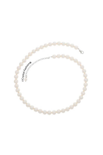 Crystal-Fashion® Colier Perle 7mm la baza gatului
