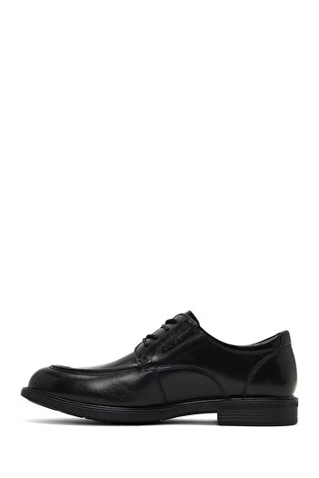 Derimod Men's Black Lace-Up Leather Casual Shoes 25Wfd696618