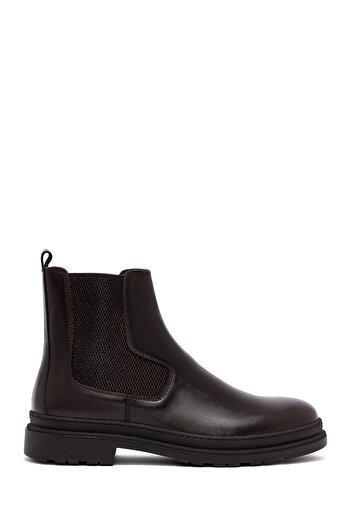 Derimod Men's Brown Leather Chelsea Boots 25Wfd630118