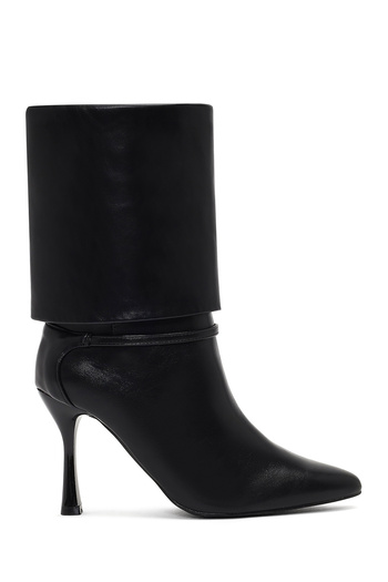 Derimod Women's Black Thin Heeled Boots 25Afe481018