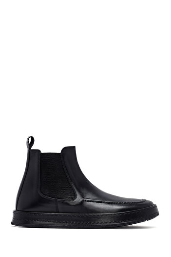 Derimod Men's Black Leather Chelsea Boots 25Wfd654218