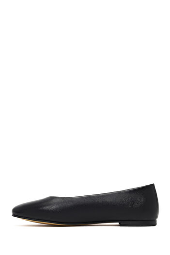 Derimod Women's Black Classic Ballerinas, Leather Shoes 25Afd380118