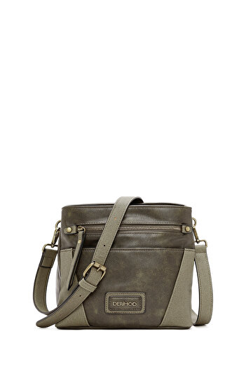 Derimod Women's Khaki Casual Crossbody Bag 25Abd241714