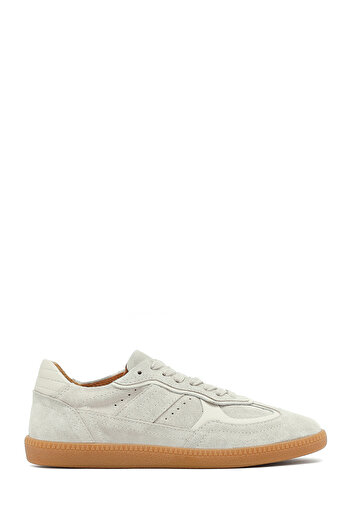 Derimod Women's Beige Lace-Up Suede Leather Sneaker, Winter Sports Shoes 25Afd370810