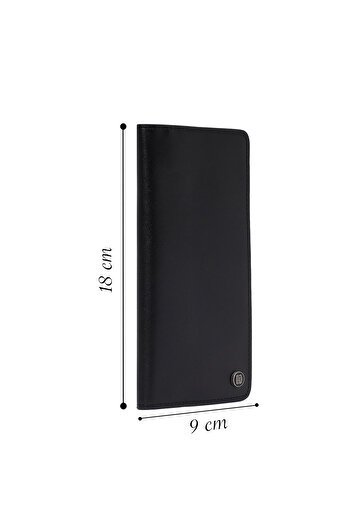 Derimod Men's Black Leather Wallet 000A2D311818