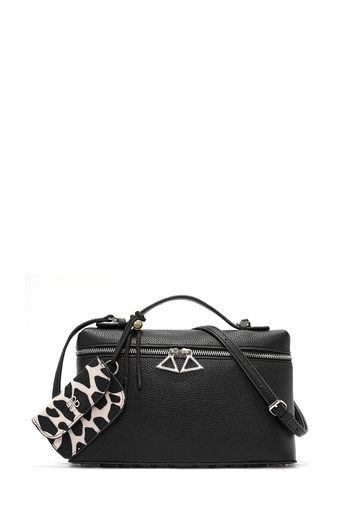 Derimod Women's Black Long Strap Mini Shoulder Bag 25Abd2406Ft