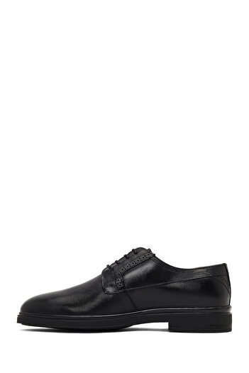 Derimod Men's Black Lace-Up Leather Casual Shoes 25Wfd621018