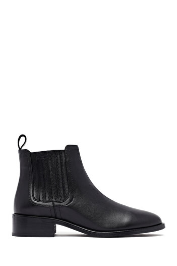 Derimod Women's Black Leather Chelsea Boots 25Afd152818