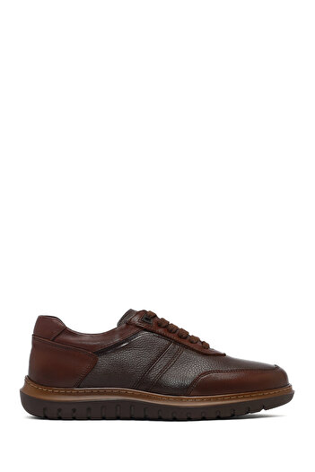 Derimod Men's Brown Lace-Up Leather Sneaker, Winter Sports Shoes 25Wfd677314