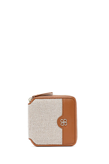 Derimod Women's Tan Patterned Wallet 000A2D551714