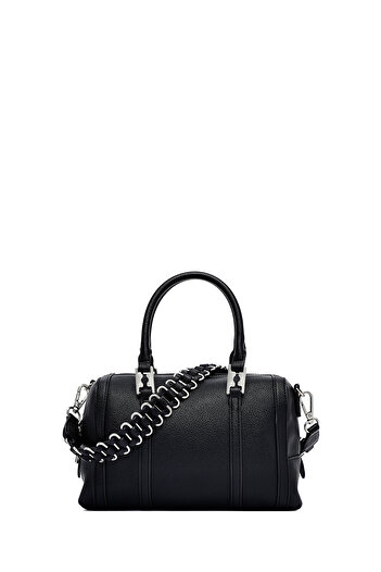 Derimod Women's Black Long Strap Shoulder Bag 25Abd2439Ft